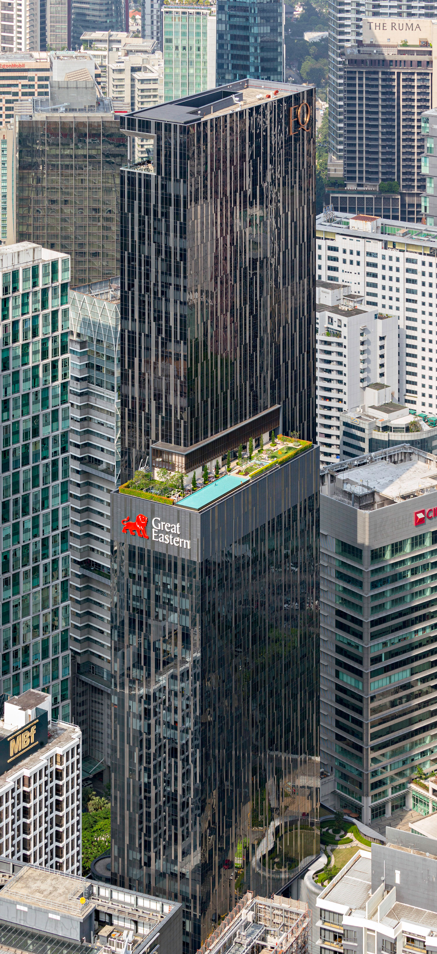 Equatorial Plaza, Kuala Lumpur - View from KL Tower. © Mathias Beinling